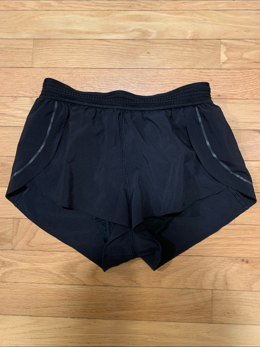 Lululemon Women’s Black Athletic Running Shorts with Inner Liner